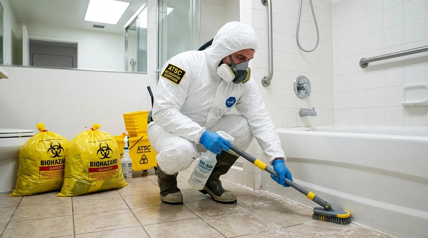 Decontamination equipment deployed for Blood Cleanup in Central City